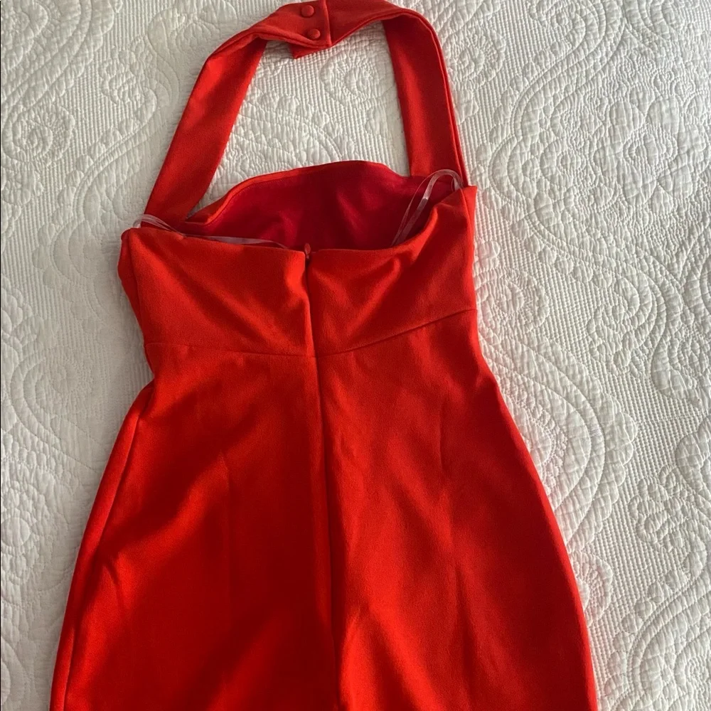 Red Mini Dress - Picture 6 of 8